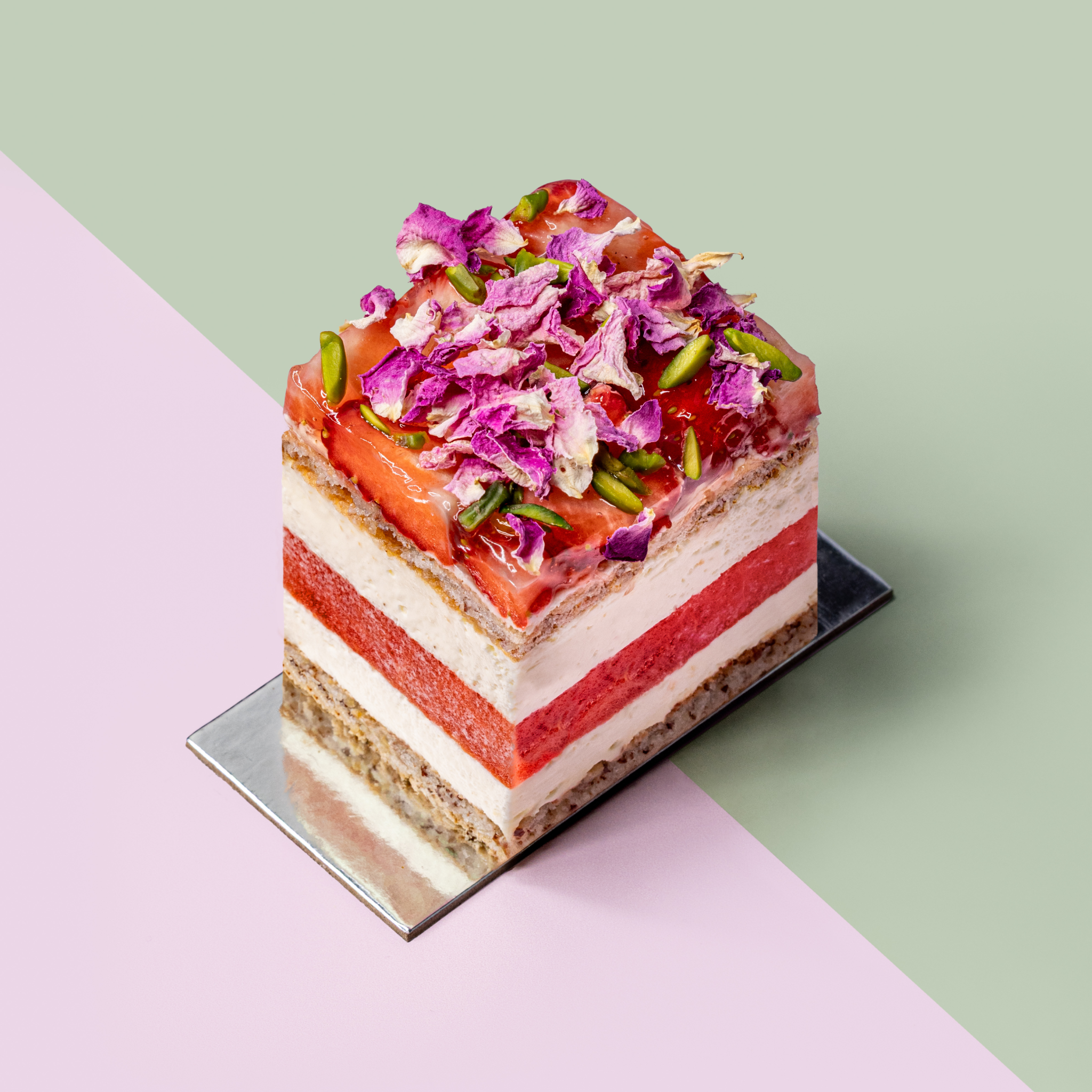 Strawberry watermelon cake